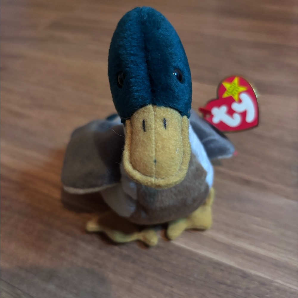 TY Beanie Baby Duck Plush